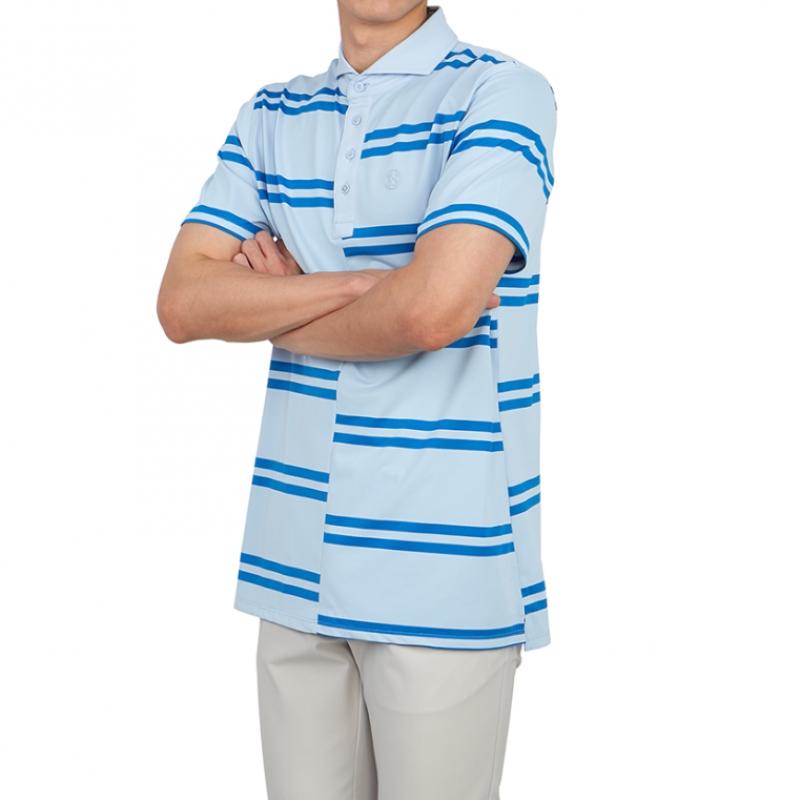 Galleria G Fore Golf Wear Men S Collar ShorT Sleeve T ShirT G4mS23k182 Sky