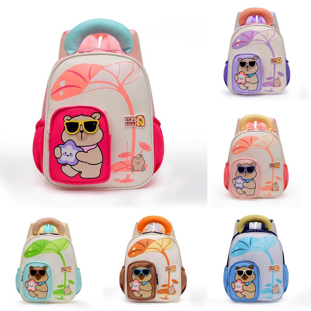 Kinder Cartoon Tier Rucksack Für Vorschulkinder Mit Atmungsaktivem Nylon Und Luftpolster Riemen Für Den Schulgebrauch
