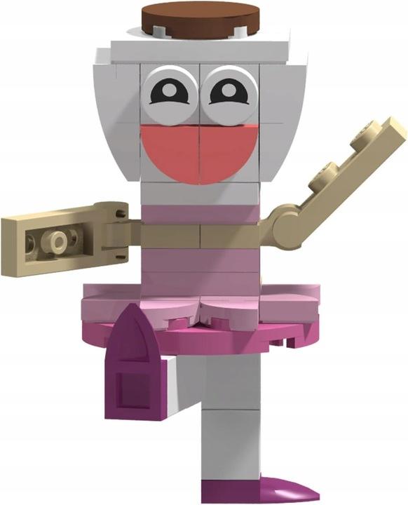 Конструктор Бомбардиро Крокодило, Балерина Капучина, Асасино капучино и др. Итальянский брейнрот Italian Brainrot набор из 6 шт 608 деталей