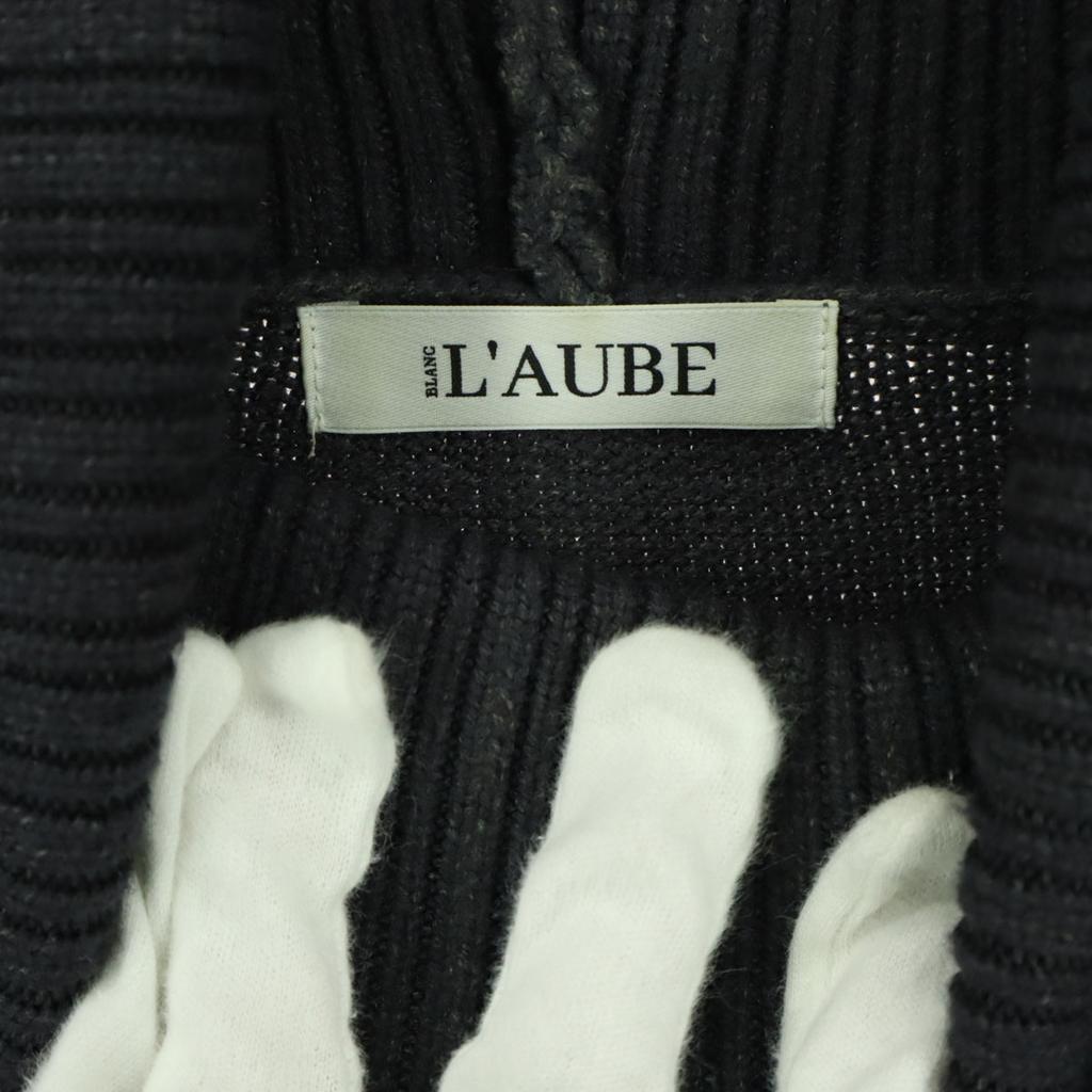 L'AUBE BLANC Long sleeve turtleneck knit F gray Women Used