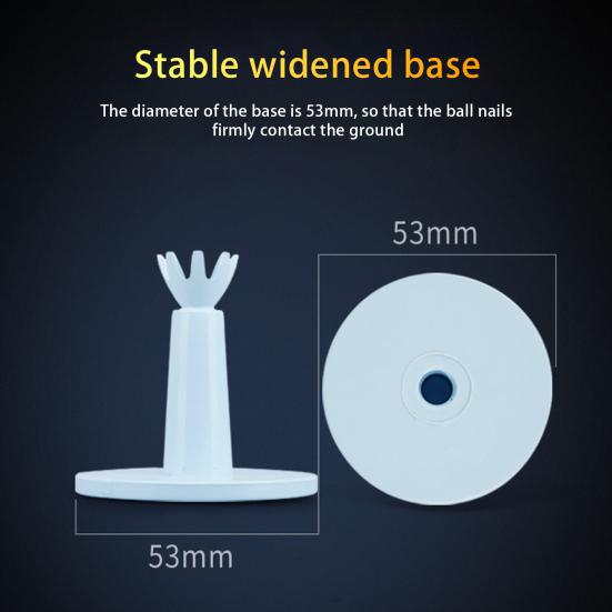 2Pcs Golf Tee with 53MM Base Height Adjustable Golf Aid Driving Range Indoor Outdoor Bendable Rubber Golf Ball Holder Golf