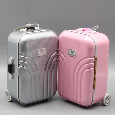 Cute Plastic Rolling Suitcase Mini Luggage Box for BJD Dolls
