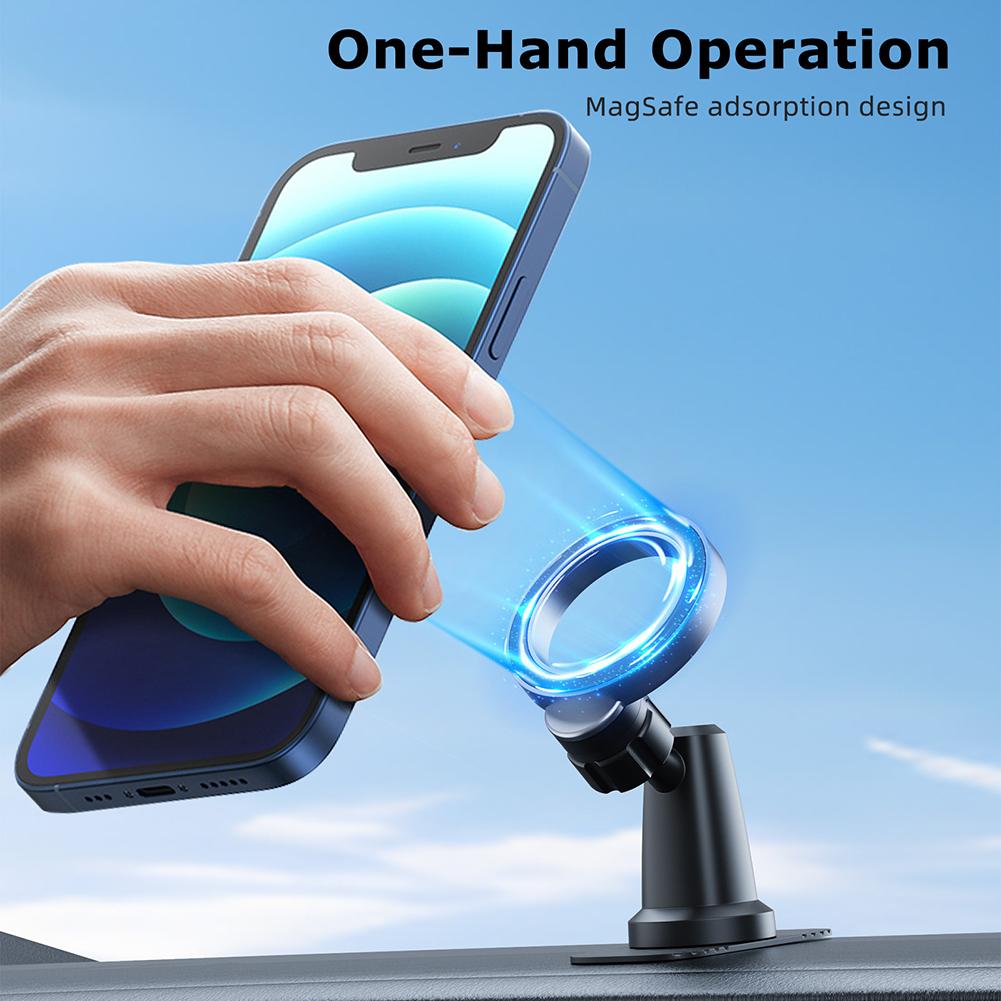 Car Dashboard Holder 360 Degree Rotating Holder Aluminum Alloy Material Easy Access Function Multi-Surface Compatibility