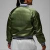 Jordan Jackets Women's Light Olive Yellow Baseball Collar Moderate Other (Unisex) Jackets FB5154 340
