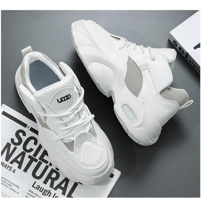 Men S Thick Sole Breathable Casual Sports Chunky Dad Sneakers