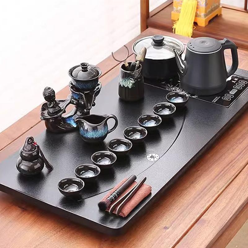Decorative Stone Tea Tray Table Ceremony Valet Plate Tea Tray Office Pot Chinese Living Room Tableware Bandejas Home Products