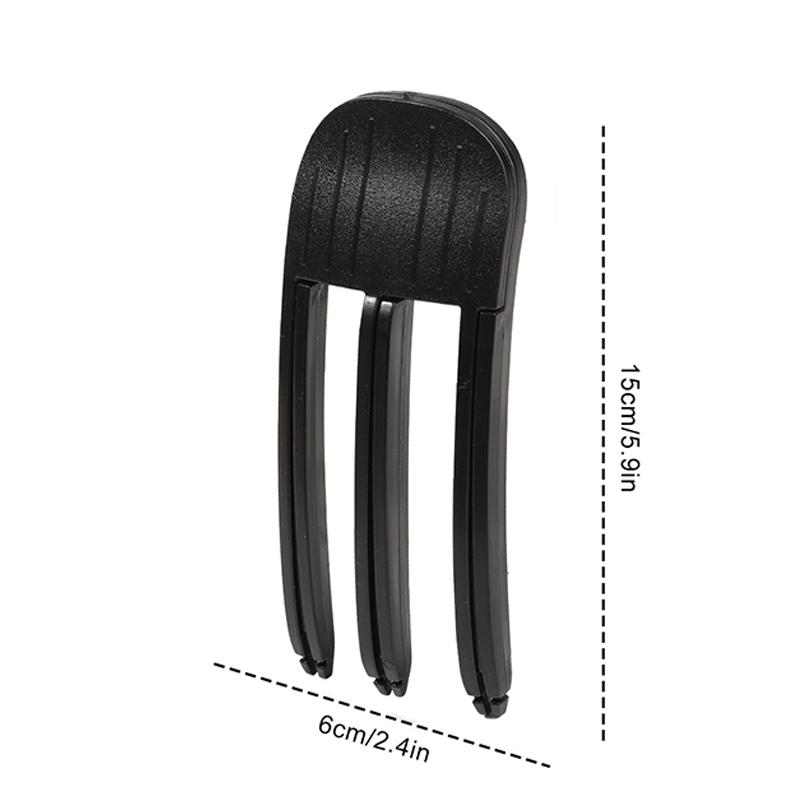 

Magic Hair Root Natural Fluffy Hair Clip No Heat Rollers Hair Styling Clip Bangs Hairpin Women Hair Curler Bangs Salon Styling 3Teeth чорний