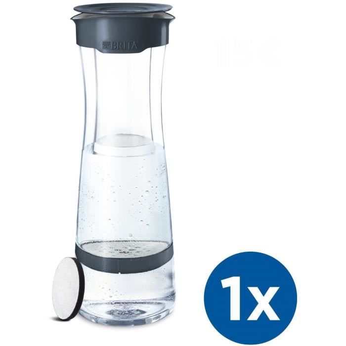 BRITA Filter Bottle - Fill & Serve Gris - Capacity 1.3L - 1 MicroDisc filter included