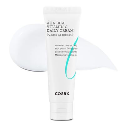 Refresh AHA BHA Vitamin C Daily Cream 50ml, Exfoliating , Moisturizing, Korean Cosmetics, Kbeauty, Sample
