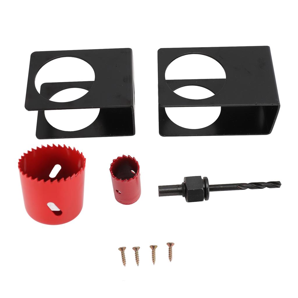 1?3/8 Zoll?1?3/4 Zoll Tür-Eingangsschloss Installationsset mit Führungsschablone Tür-Eingangsschloss Lochsäge