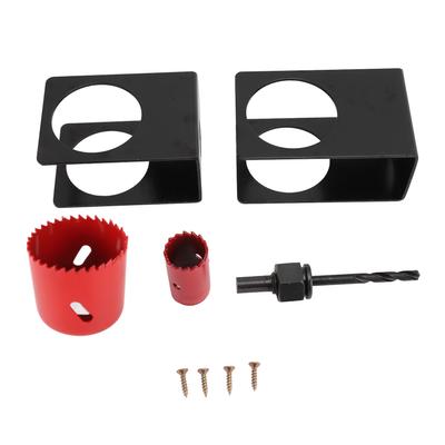 1?3/8 Zoll?1?3/4 Zoll Tür-Eingangsschloss Installationsset mit Führungsschablone Tür-Eingangsschloss Lochsäge