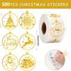 500pcs Christmas Gift Tags - Gift Tags For Christmas Presents - For Women Men Kids - Christmas Wrapping Paper Decoration
