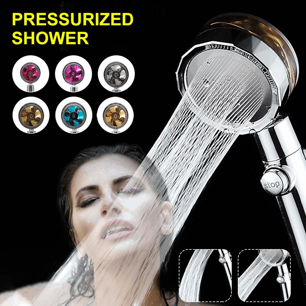 Turbocharged Shower Head Filter Rainfall Shower Head Water Saving High Pressure Shower Head Bathroom High Pressure Shower Head