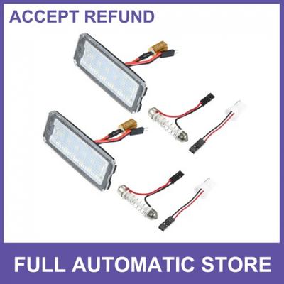 LED License Plate Light Car Number Lamp1 Pair  for Fiat 500 07-11 14-16