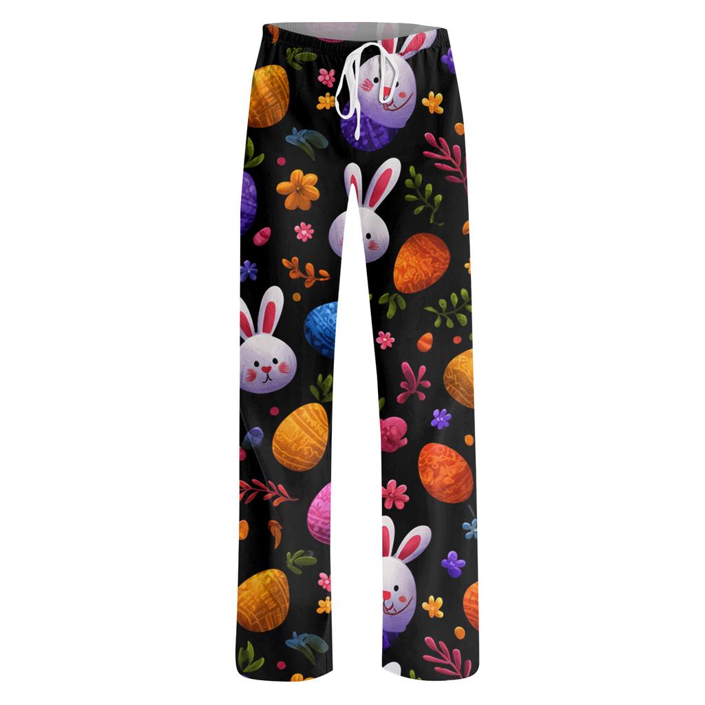 Dámské Módní Volné Ležérní Tištěné Ležérní Kalhoty