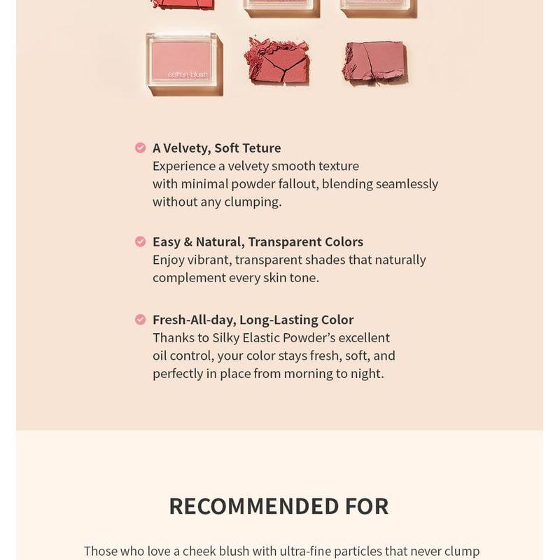 MISSHA Blush de Algodão - 10 Cores