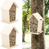 Garten Insektenhaus aus Holz zum Aufhängen Dekorative Vogelkäfig