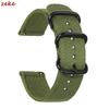 Correa de Nailon de 18 mm 20 mm 22 mm 24 mm para Samsung Galaxy Watch 3 4 5 Pro 6 7 46 mm 42 mm para Amazfit Pulsera Deportiva de Liberación Rápida