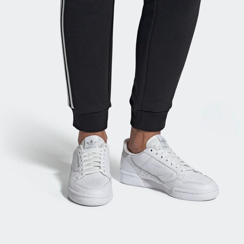 (WMNS) Adidas Continental 80 'White Silver' Women's EE8925