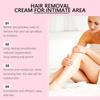 Depilatory Cream for Women Sensitive Skin Gentle Pain Free Hair Removal Natural Ingredients Smooth Bikini Line at Home
