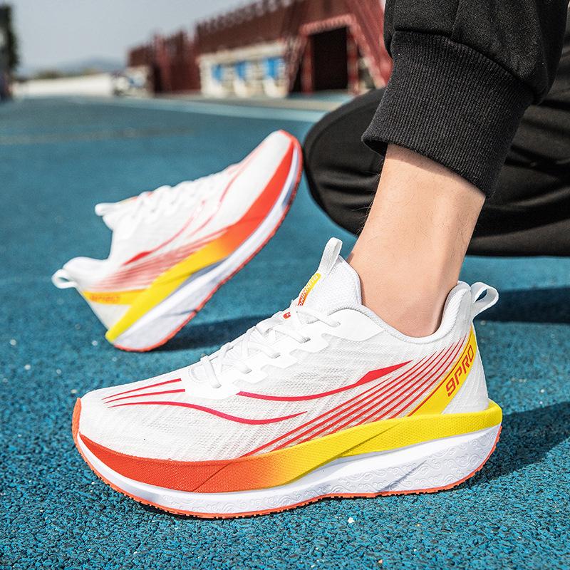 Professional racing shoes teen campus comfortable cushioning couple running shoes