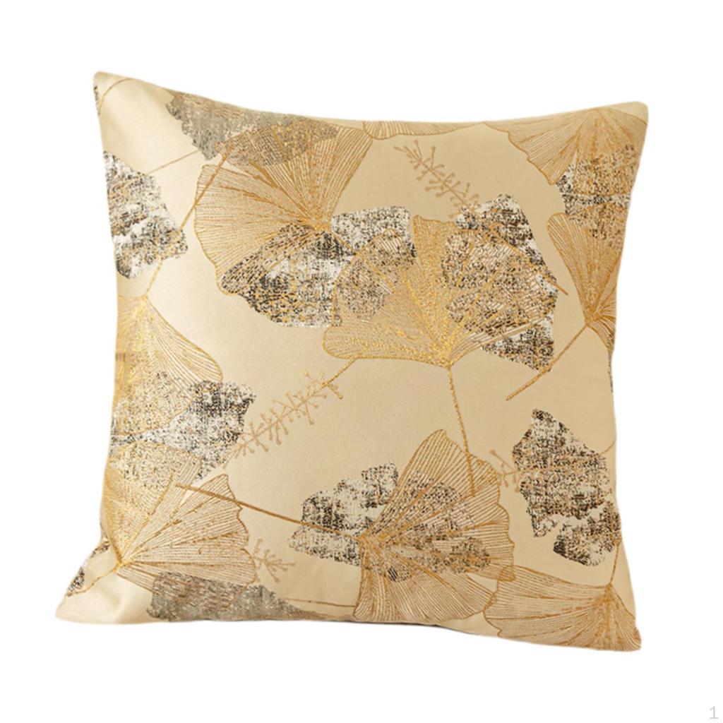 Ginkgo Cushion Case, 45cmx45cm for Office and Living Room