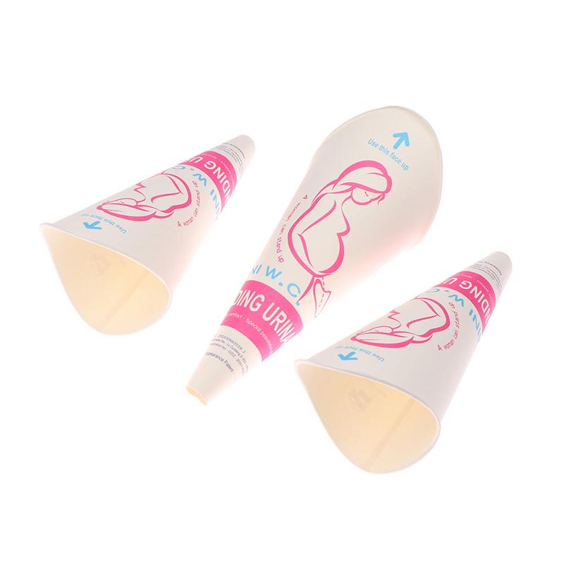 12Pcs Outdoor Travel Camping Portable Female Urinal Disposable Paper Urination Device Stand Up Pee Outdoor Toilet Women Urinal