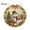 Living Room Holiday Decor Christmas Faux Pearl Art Hanging Ornament Kit, Acrylic Glowing Gift Ideas for Tree Window, DIY Festive Pendant Home Party