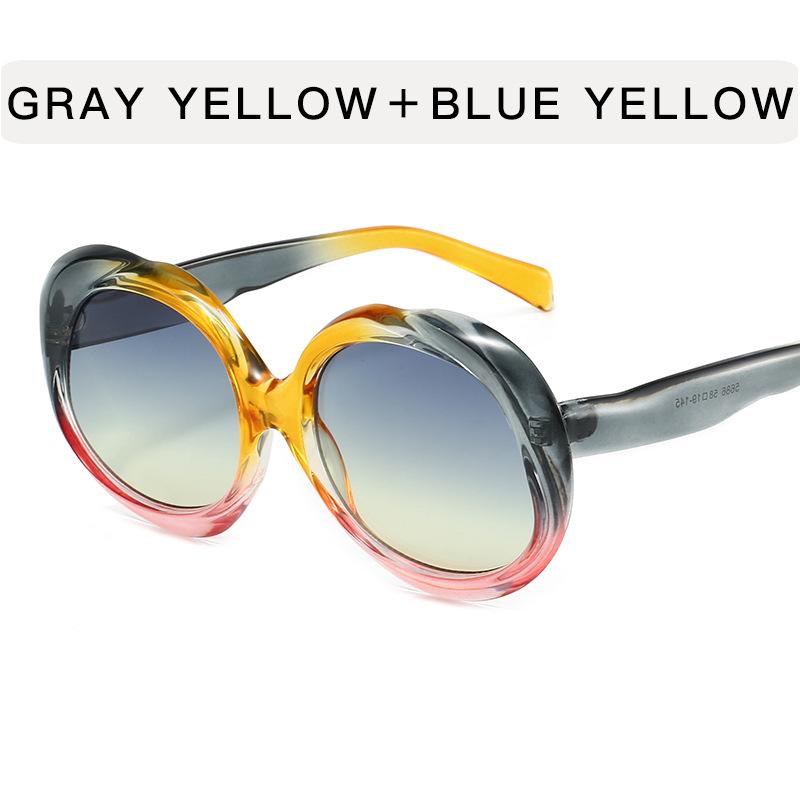 New Stylish Sunglasses for Women Round Shape UV400 Protection Sun Glasses for Women Holiday Travelling Men Sunglass