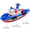 Kids Music Light Water Spray Electric Marine Rescue Fire Boat Model Education Toy