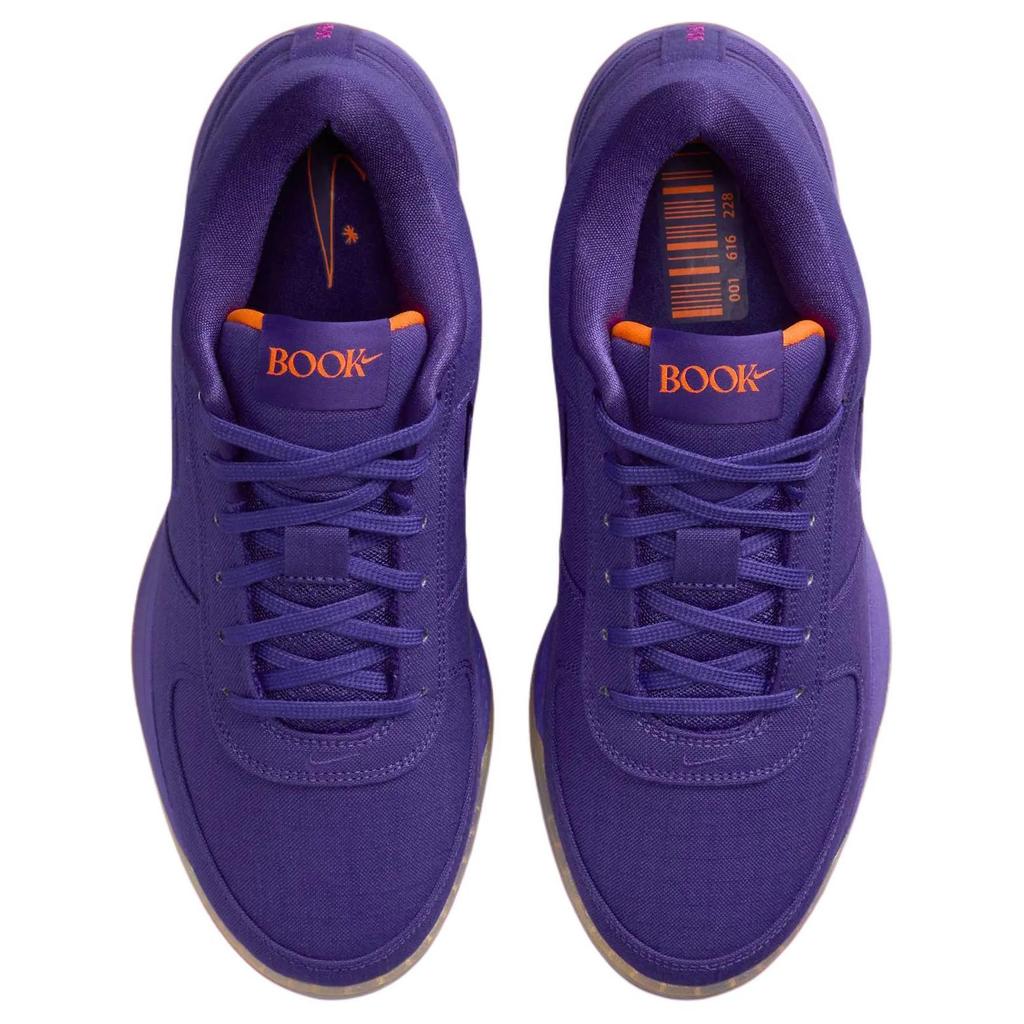 Nike Book 1 Sunset Men Sneakers Purple Court-Purple Total-Orange HJ5351-500
