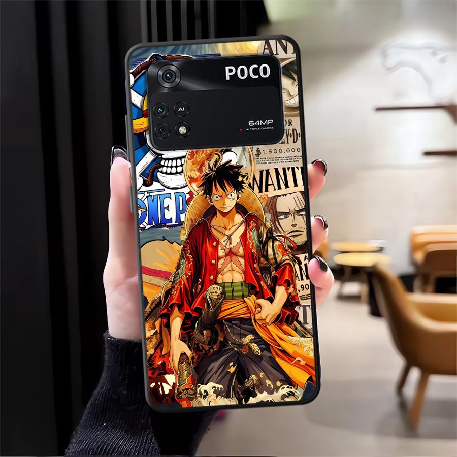 

Anime Luffy Zoro Case for Xiaomi Poco X3 X4 X5 C50 F3 F4 F5 M5 C51 M3 M4 Pro C65 Funda Phone Cover Poco X3