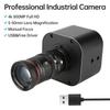 4K HD USB Camera 10X Optical Zoom 5 50mm Variable Lens 8MP Mini Web Camera with Microphones 1920x1080@60fps Manual