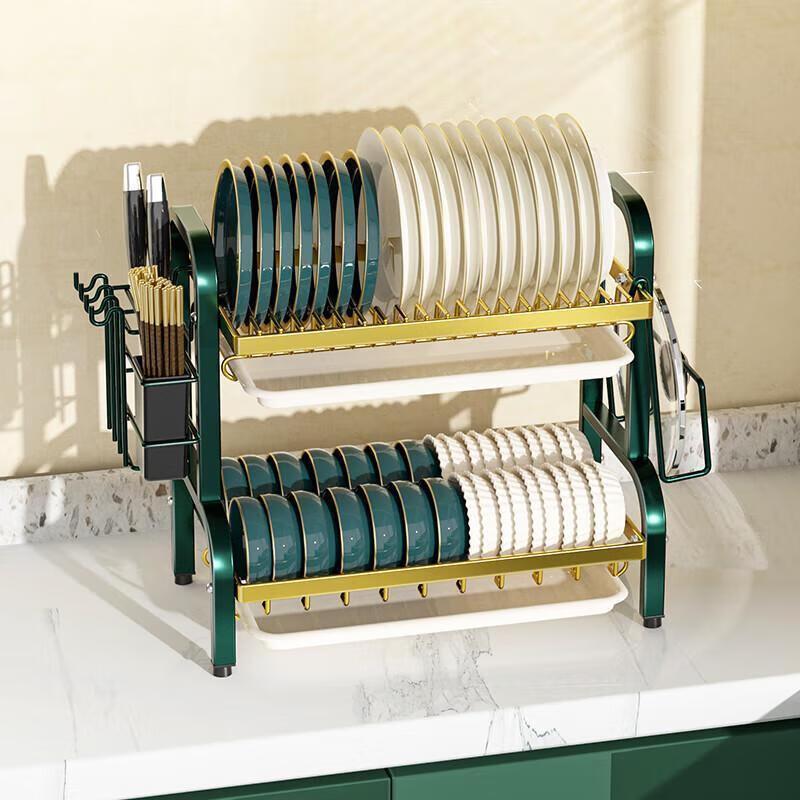 Kitchen Storage and Dish Drying Rack