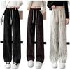 Women's High-Waisted Tie-Dye Loose Straight Pants - Autumn 2026 Collection.
