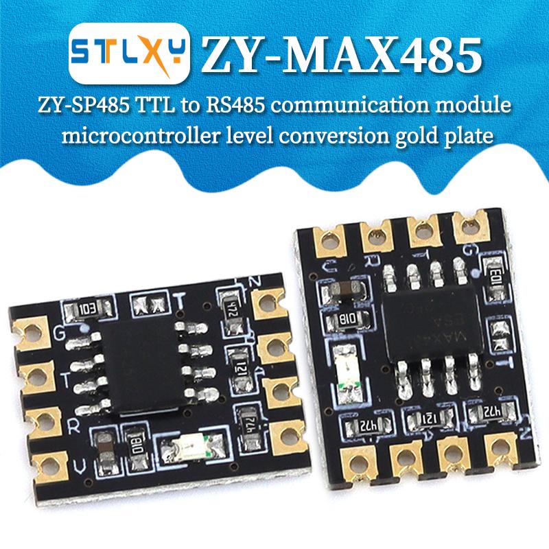 ZY-MAX485 TTL To RS485 Communication Module Microcontroller Level Converter Gold Plated ZY-SP485