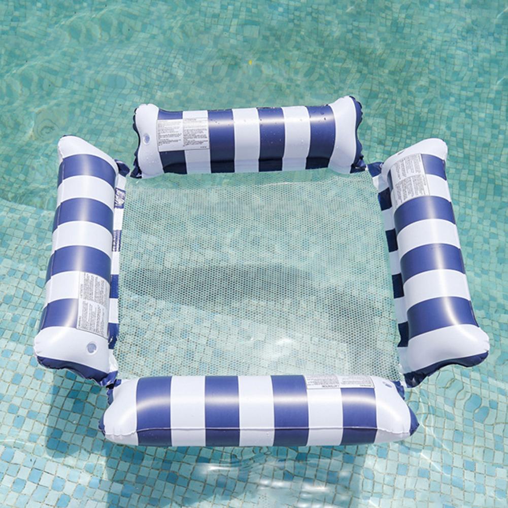 New Water Hammock Recliner Cartoon Animal Inflatable Floating Swimming Mattress Summer Swim Ring Adult Kid Pool Water Sports Toy