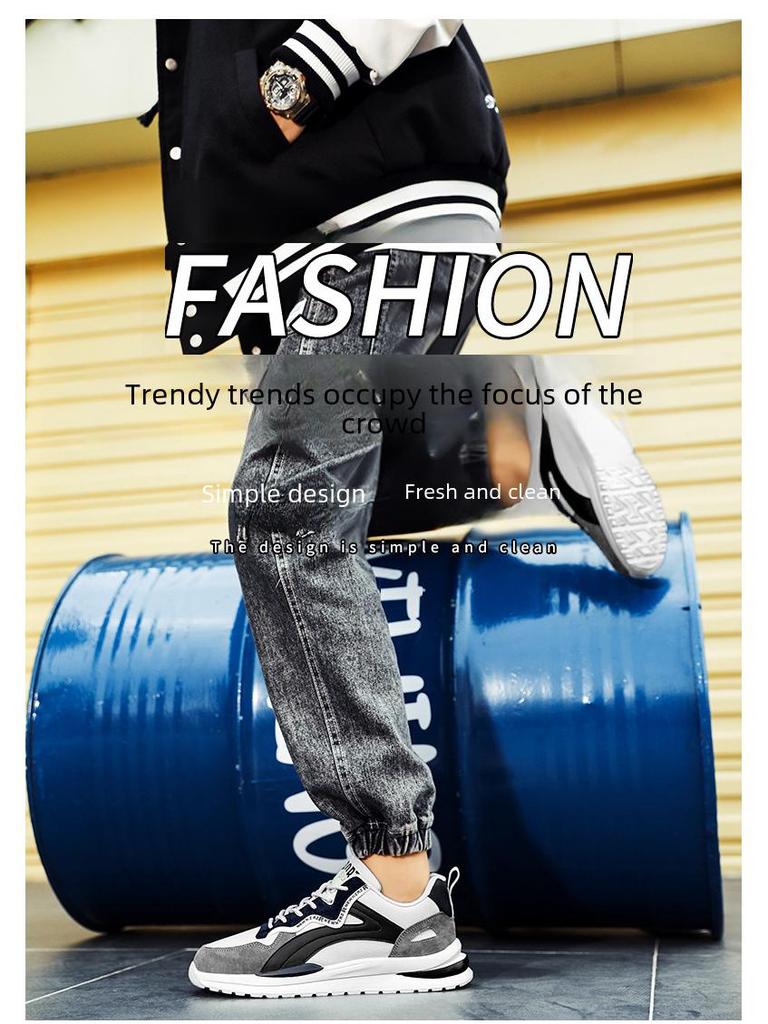 Herren 2023 Atmungsaktive Herbst Laufschuhe - Trendige Allround-Sport- & Freizeit-Dad-Sneaker