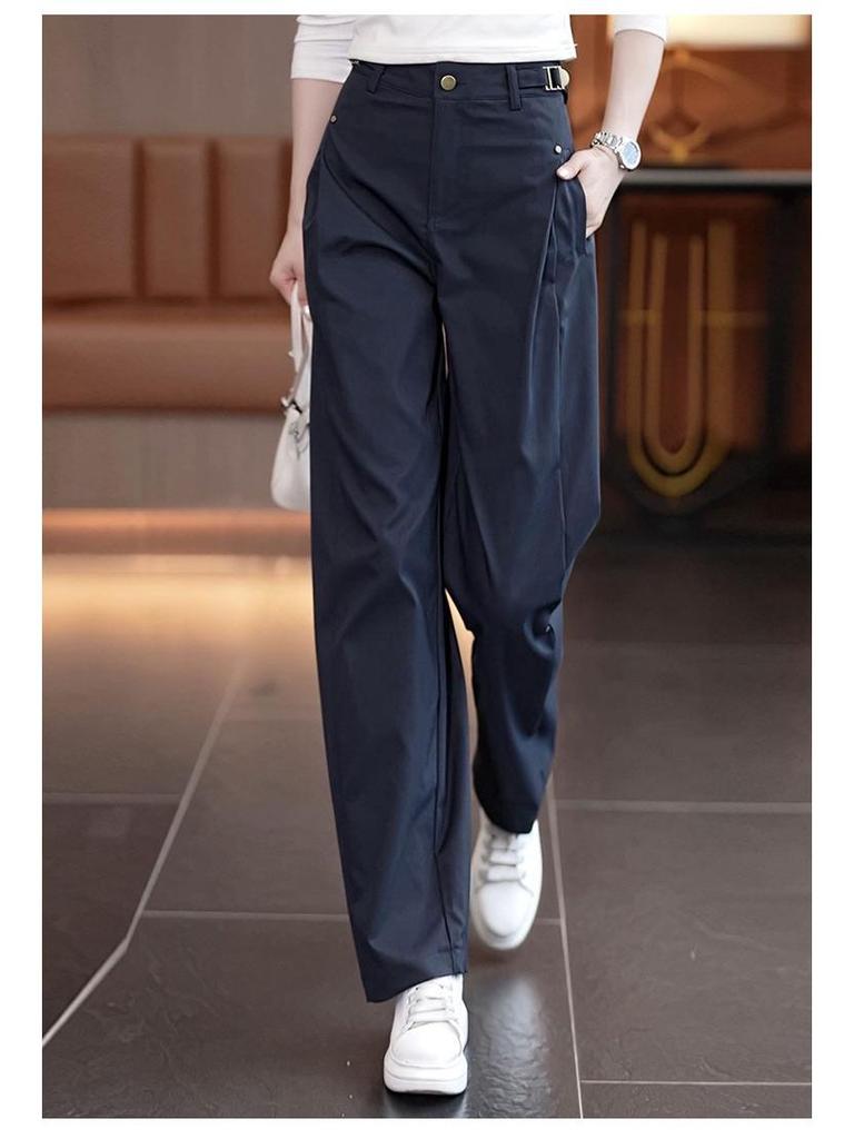 Women's Plus Velvet Thickened Workwear Pants - Winter/Spring Casual Long Pants 2025 New Style