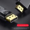 DP DisplayPort To HDMI Cable DisplayPort Male To Male HD Compatible Video Audio Cable For Computer Laptop TV Projector Monitor