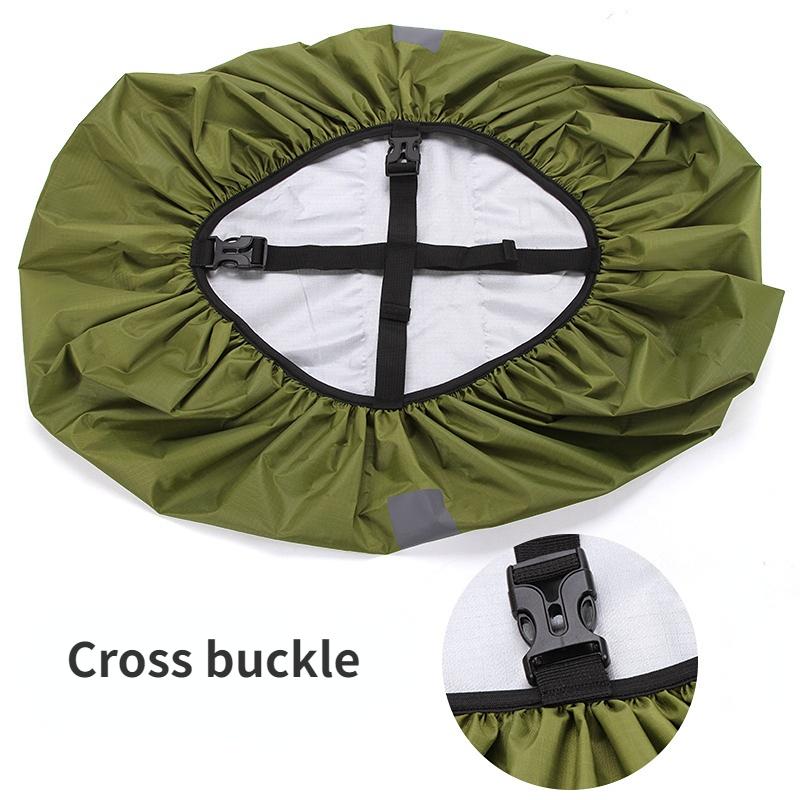 Waterproof Backpack Rain Cover Outdoor Hiking Climbing Bag Cover Cross Buckle Waterproof Rain Cover for Backpack