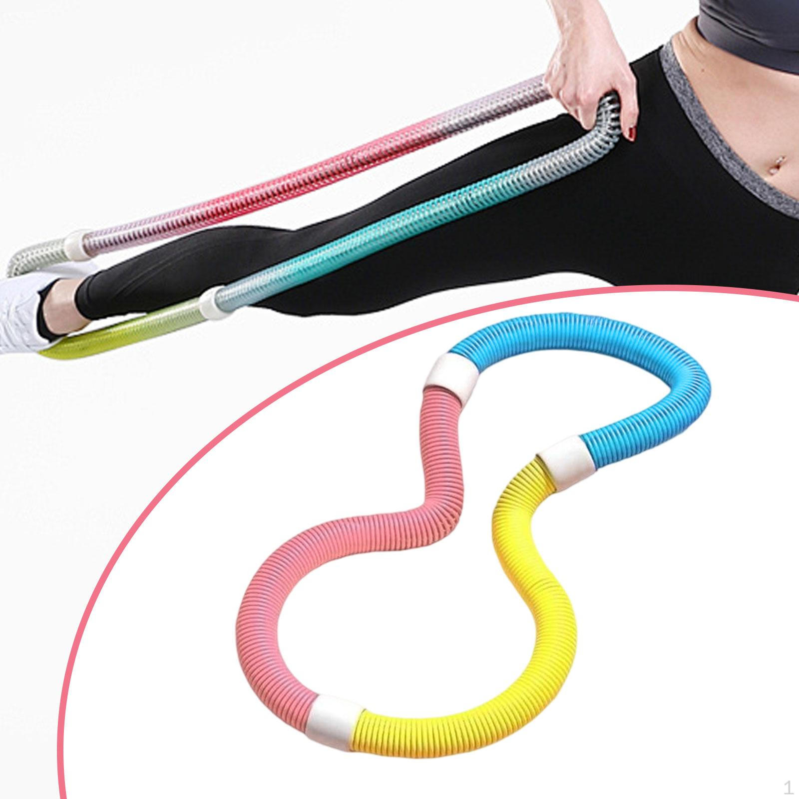 

Foldable Weighted Fitness Hoop Abdomen Circles Training Sports Portable Comfortable Exercise 1kg