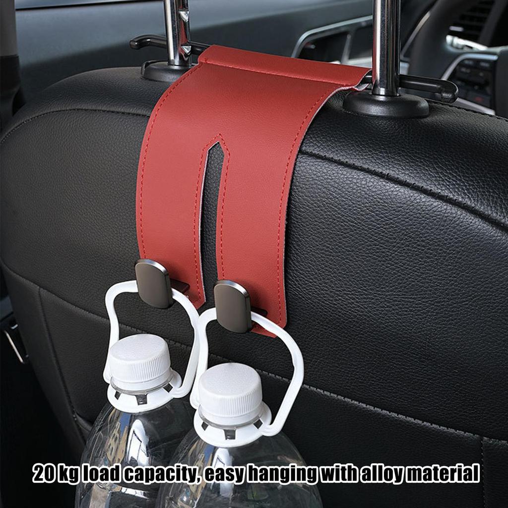 Purse Hooks For Car Metal Double-Head Phone Holder Car Seat Storage Hooks Purse Hanger universal Automotive Interior Accessories