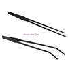 Quality Aquatic Tweezers Set 27cm Steel Straight & Curved for Aquarium Planting and Reptiles Feeding Cleaning Tool HX6C