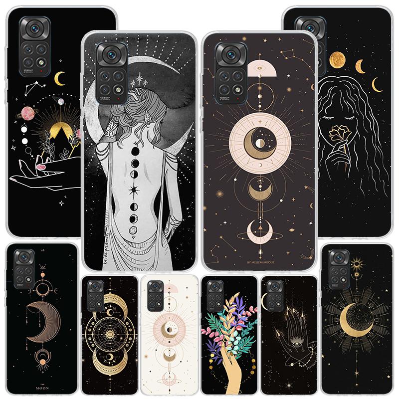 Moon Mystery Totem Witche Phone Case For Xiaomi Redmi Note 15 14 13 12S 12 11 Pro Plus 14S 11S 11E 10 10S 11T 5G Personalized Co