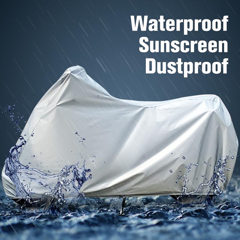 230X130cm Motorcycle Covers Tarpaulin Cover Rain Waterproof Bicycle Scooters Cover Protector Dustproof Anti-UV Bike Case Tent