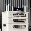 Multi-Function WiFi Router Storage Box Wireless Modem Multi-Port Signal Open Shelf TV Set-Top Box Holder with Power Cord