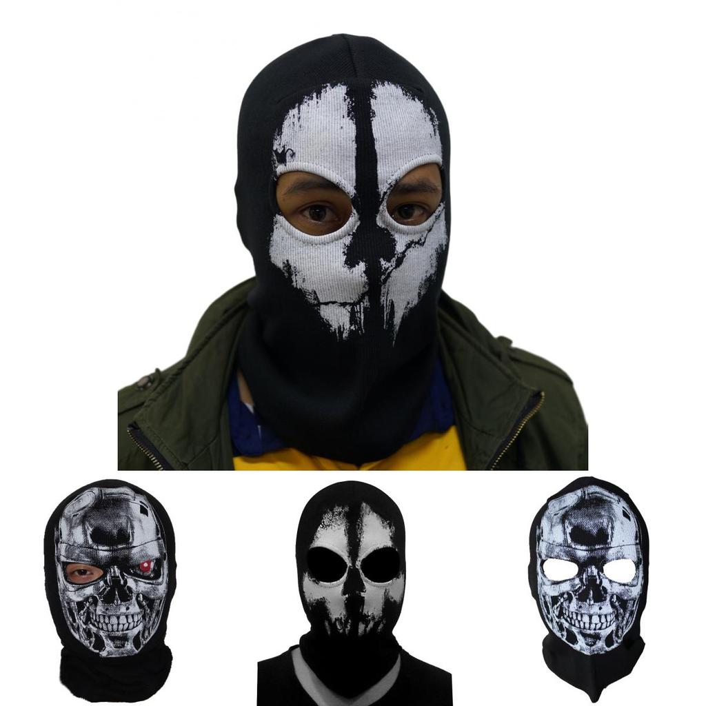 Maschera Unisex da Esterno Temu Per Gaming Call Of Duty Traspirante E Protezione Solare