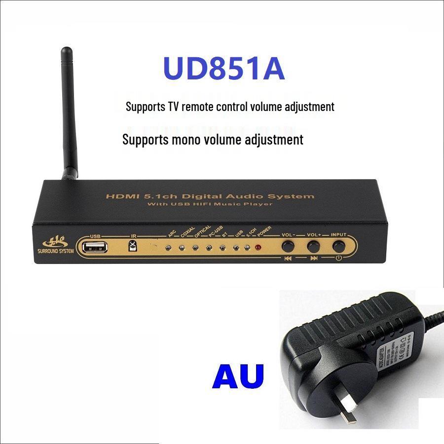 Decodor Audio DTS Dolby AC3 5.1 Canale DAC cu Conectivitate Bluetooth, HDMI, USB