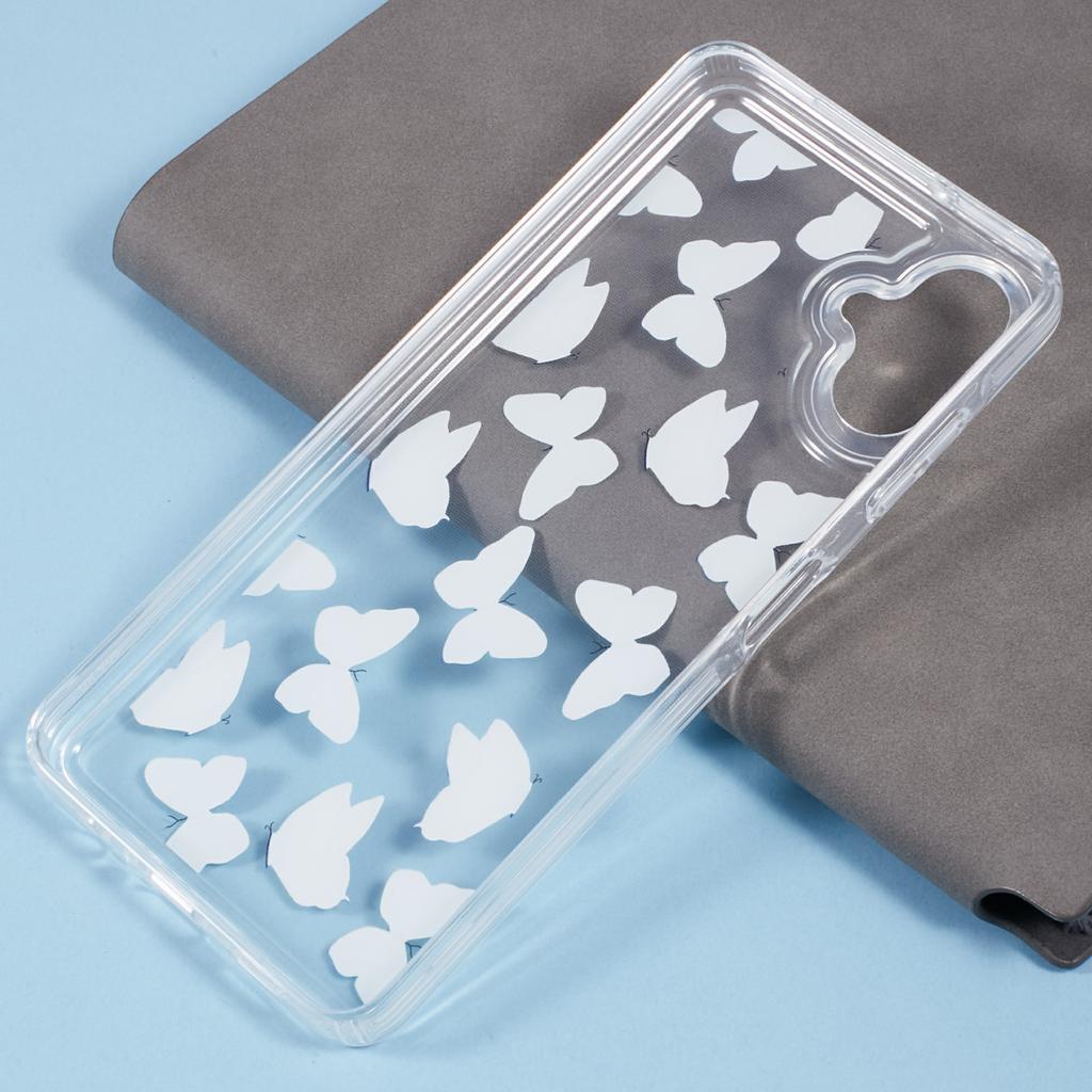 For Samsung Galaxy A06 4G Case Anti-Drop Airbag Butterfly Pattern Printing TPU Phone Cover